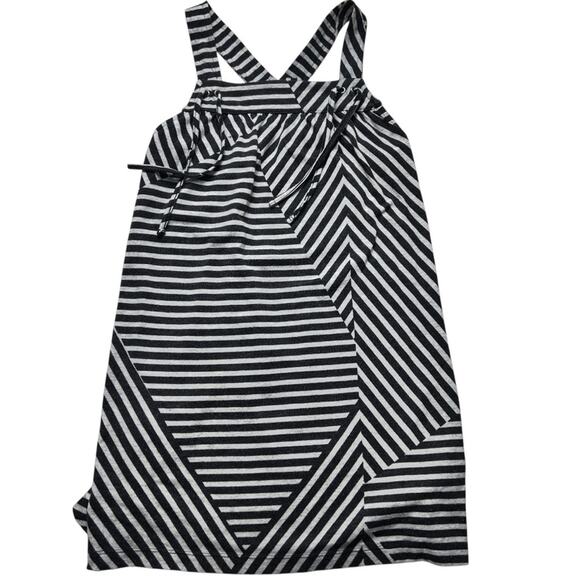 Old Navy Girl's  Sleeveless Geometric Print Striped Dress Sz S - Picture 1 of 5